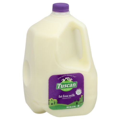 Tuscan Dairy Farms Milk, Fat Free
