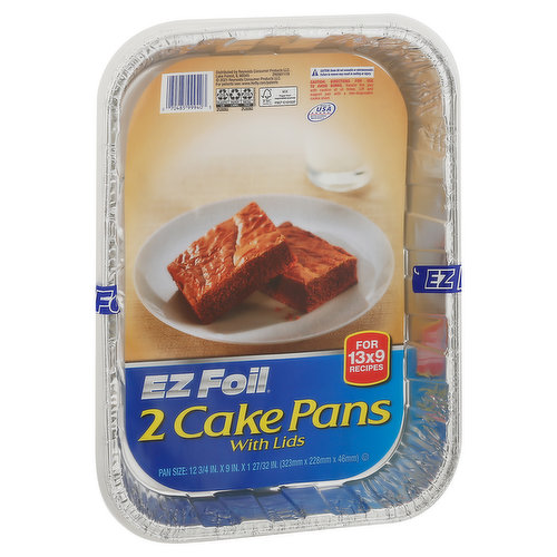 EZ Foil Cake Pans - 2 pans