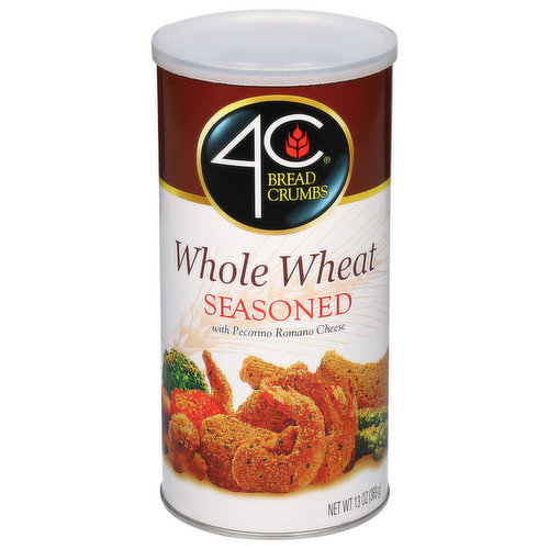 4C Bread Crumbs, Whole Wheat, Seasoned