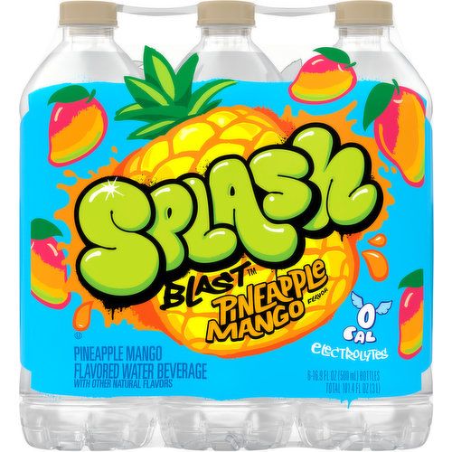 Flavored Water Beverage, Pineapple Mango Flavor