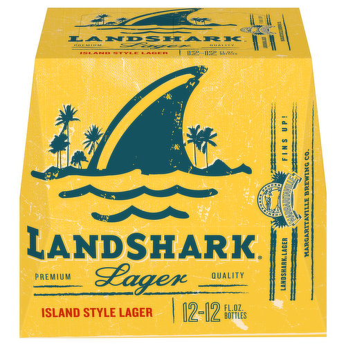 Landshark Beer, Premium, Island Style Lager