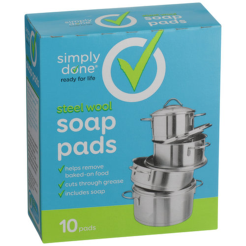 Simply Done Steel Wool Soap Pads