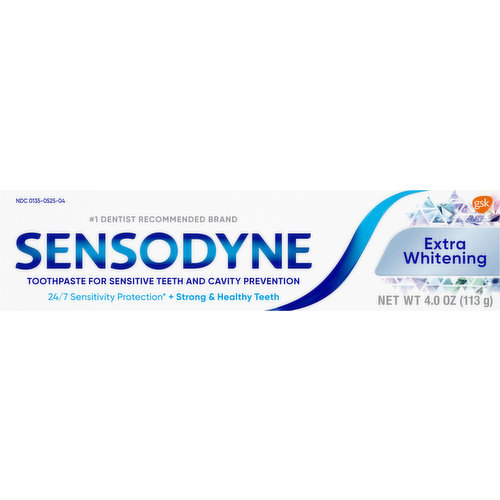 Sensodyne Toothpaste, Extra Whitening