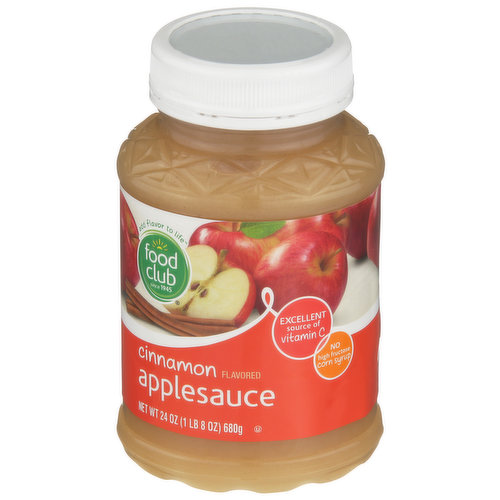 Food Club Cinnamon Flavored Applesauce