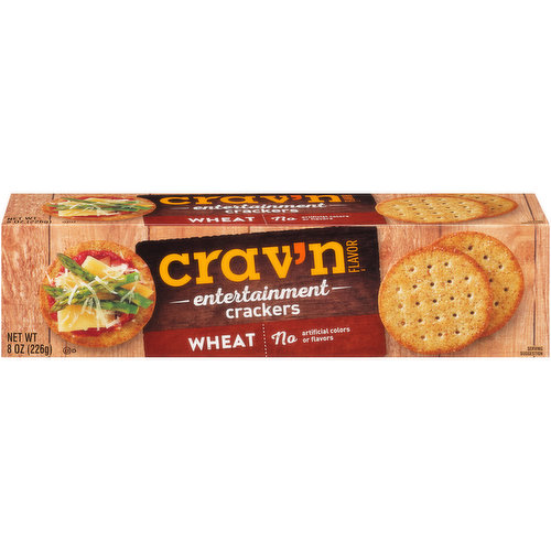 Crav'n Flavor Wheat Entertainment Crackers