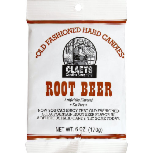 Claeys Hard Candies, Old Fashioned, Root Beer 