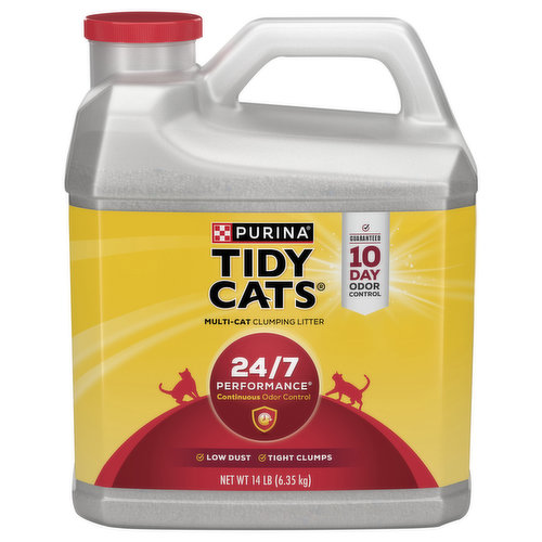 Tidy Cats Clumping Litter, Multi-Cat, 24/7 Performance