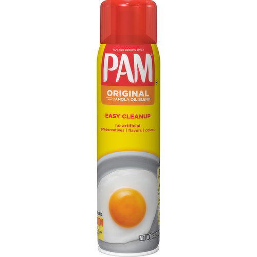 Pam Cooking Spray, Original, No-Stick