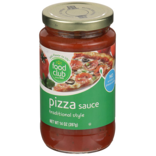 Food Club Traditional Style Pizza Sauce