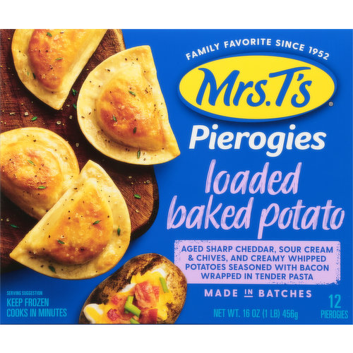 Mrs. T's Pierogies, Loaded Baked Potato