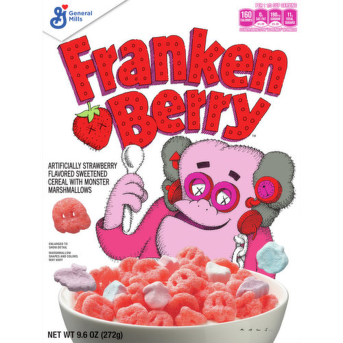 Franken Berry Cereal, Strawberry Flavored