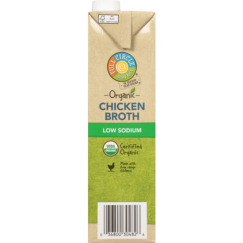 Full Circle Market Broth, Low Sodium, Chicken