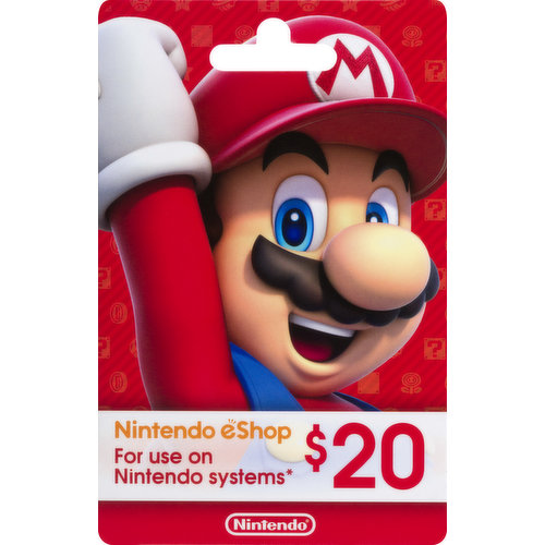 Nintendo Gift Card, eShop, $20