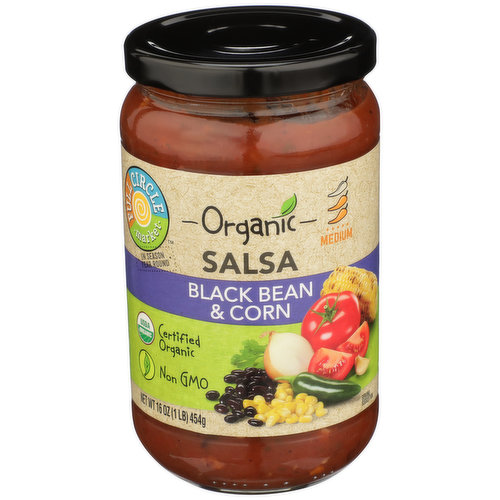 Full Circle Market Medium Black Bean & Corn Salsa