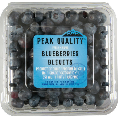 Peak Quality Blueberries, Fresh
