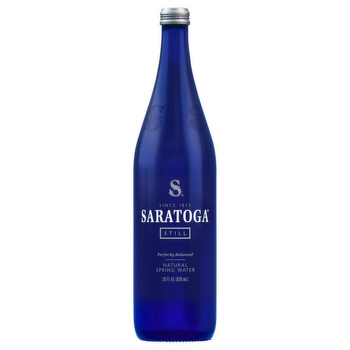 Saratoga Spring Water, Natural, Still