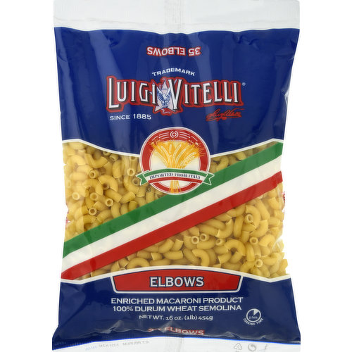 Luigi Vitelli Pasta, Macaroni, Elbows