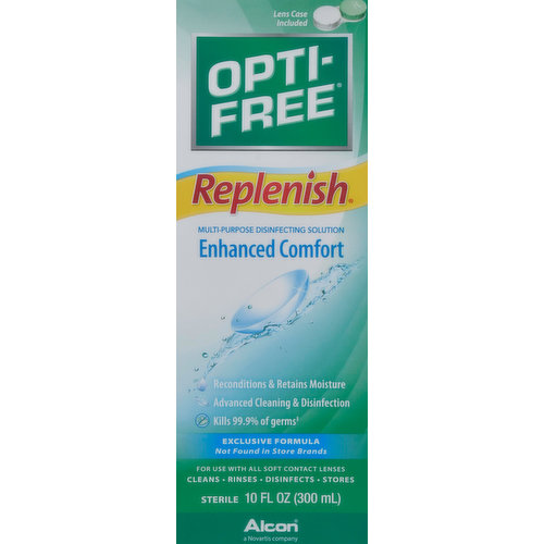 Opti-Free Multi-Purpose Disinfecting Solution, Enhanced Comfort