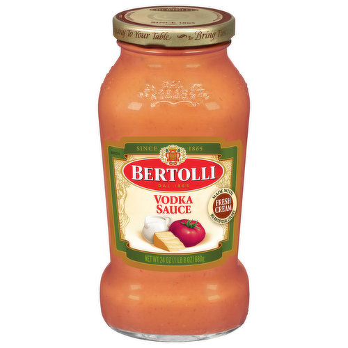 Bertolli Sauce, Vodka