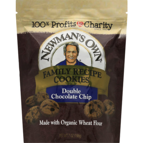 Newman's Own Cookies, Family Recipe, Double Chocolate Chip