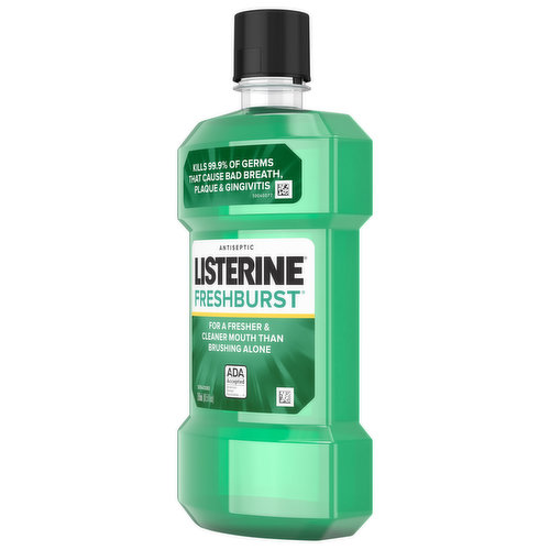 Listerine Antiseptic Mouthwash, Cool Mint, Deeper Clean - 8.5 oz