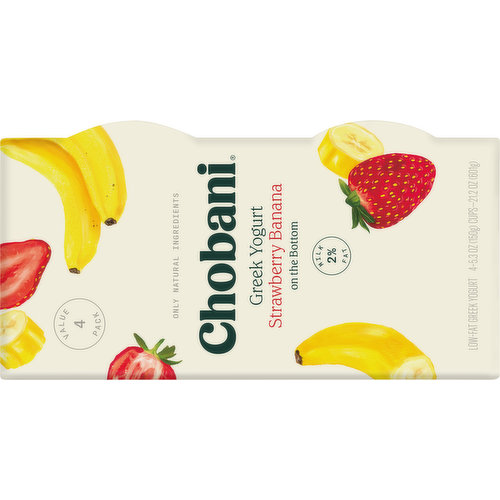 Chobani Non-Fat Greek Yogurt Strawberry 5.3oz Cup