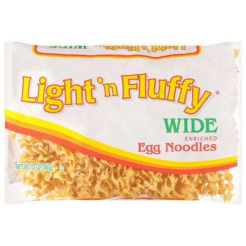 Light 'n Fluffy Egg Noodles, Enriched, Wide