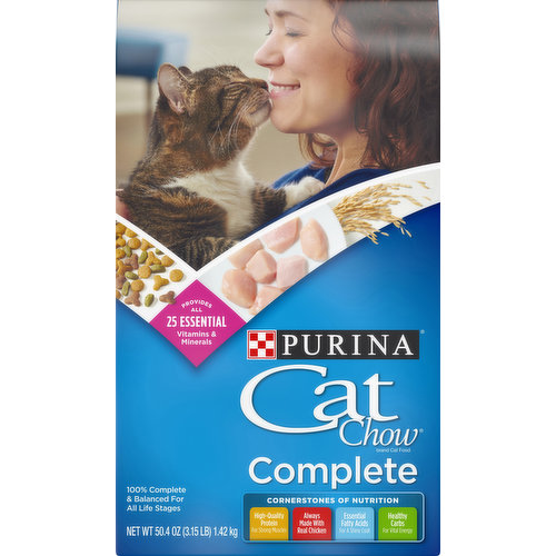 Cat Chow High Protein Dry Cat Food, Complete