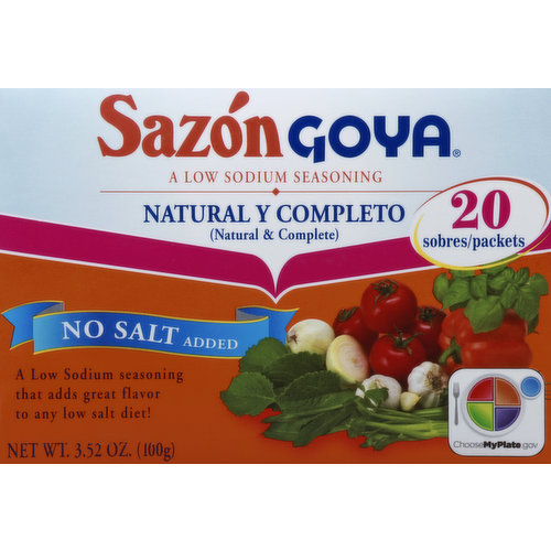 Goya Seasoning, Low Sodium