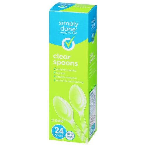 Simply Done Spoons, Clear