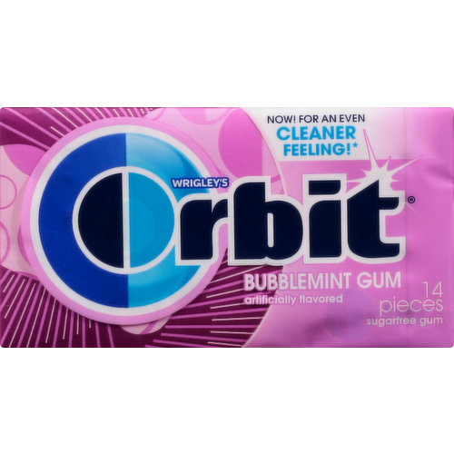 Orbit Gum, Sugarfree, Bubblemint