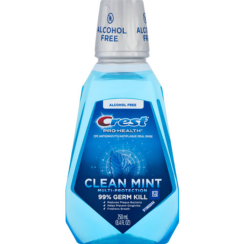 Mouthwash, Alcohol Free, Multi-Protection, Clean Mint
