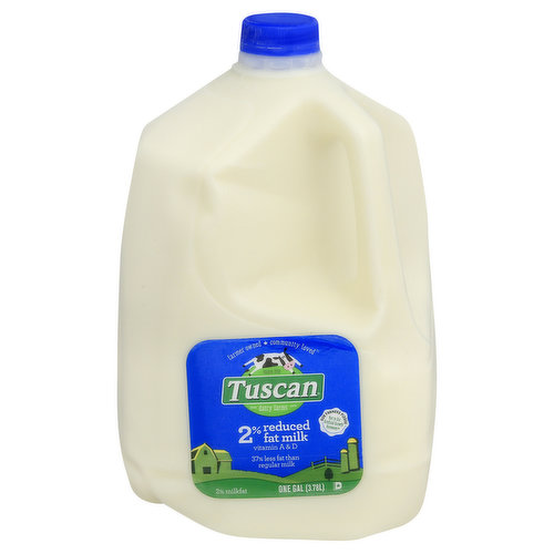 Tuscan Dairy Farms Milk, 2% Reduced Fat