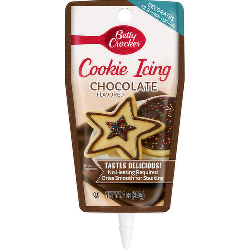 Betty Crocker Cookie Icing, Chocolate Flavored