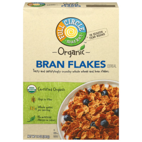 Full Circle Market Cereal, Bran Flakes