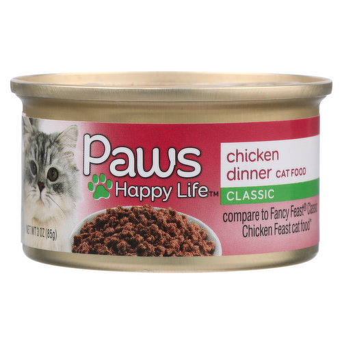 Paws Happy Life Chicken Dinner Classic Cat Food