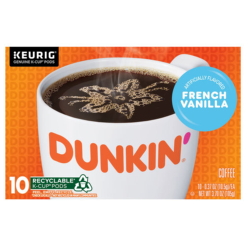 Dunkin' Coffee, French Vanilla, K-Cup Pods