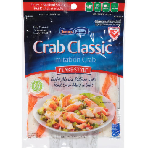 TransOcean Imitation Crab, Flake Style