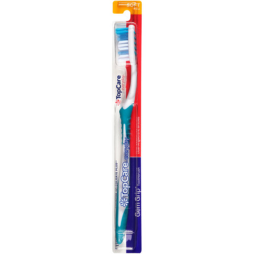 TopCare Gem Grip, Soft Full Toothbrush
