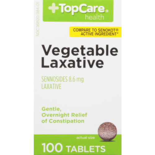 TopCare Vegetable Laxative, Tablets