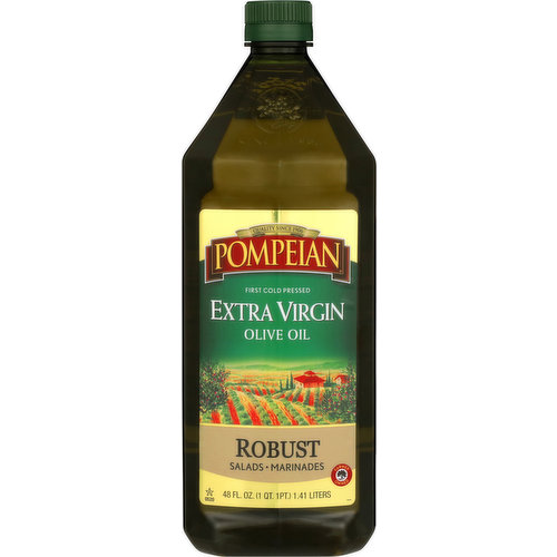 Pompeian Olive Oil, Extra Virgin, Robust