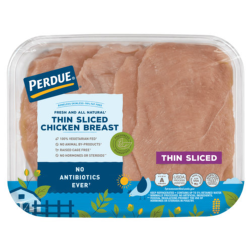 PERDUE PERDUE® Fresh Thin Sliced Boneless Skinless Chicken Breast