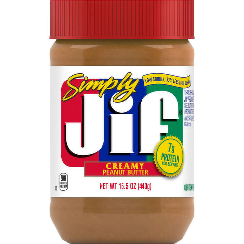 Jif Peanut Butter, Creamy, Simply