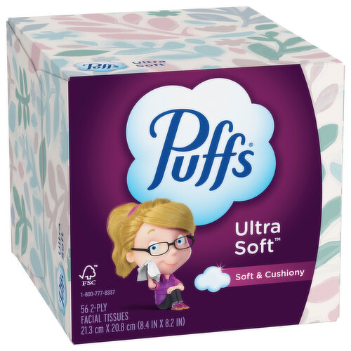 Puffs Facial Tissue, 2-Ply