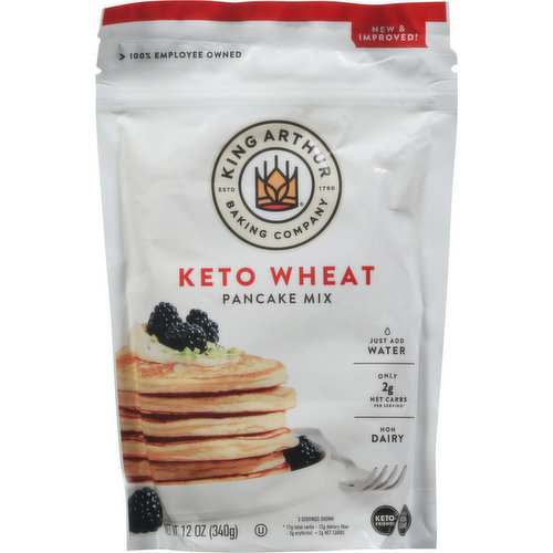 King Arthur Baking Company Pancake Mix, Keto Wheat