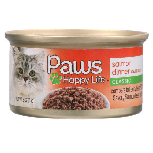 Paws Happy Life Salmon Dinner Classic Cat Food