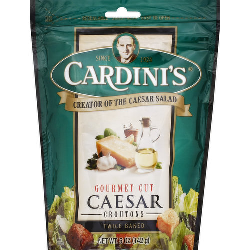 Cardini's Croutons, Caesar, Gourmet Cut