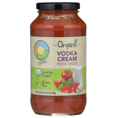 Full Circle Market Vodka Cream Pasta Sauce