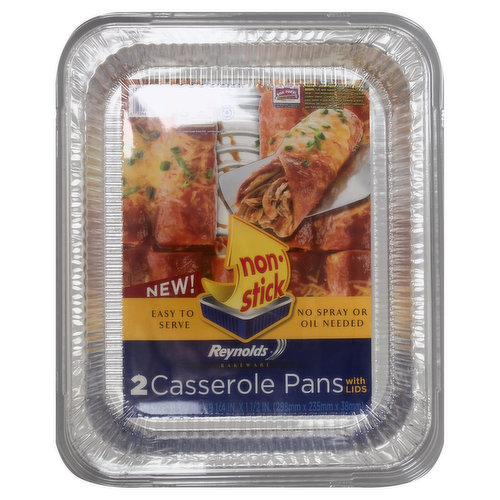 Reynolds Casserole Pans, with Lids