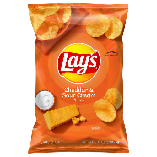 Lay's Potato Chips, Cheddar & Sour Cream Flavored